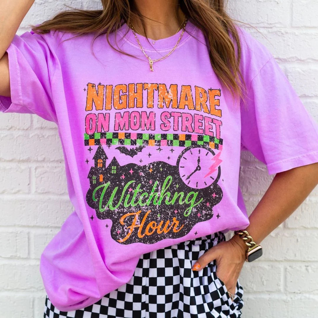 'Witching Hour' Neon T-Shirt | United Monograms