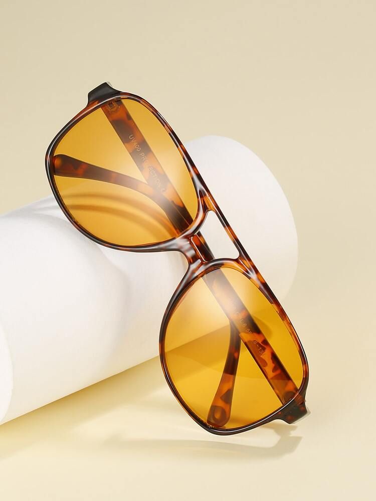 Tortoiseshell Frame Fashion Glasses | SHEIN