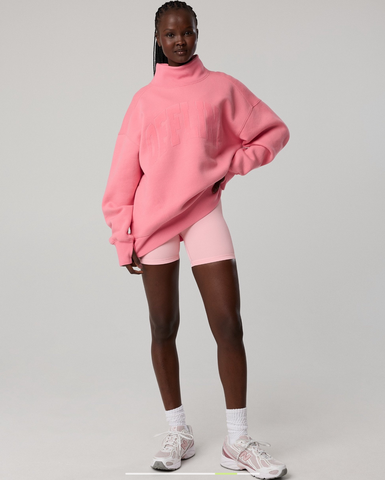Just ordered!!! Had such a hard time choosing between these pinks! I ended up getting the first option and got the light pink leggings instead of biker shorts. 

#aerie #americaneagle #mockneck #athleisure

#LTKMidsize #LTKActive #LTKootd