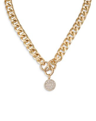 Crystal Disc Charm Chain Necklace, 18" | Bloomingdale's (US)
