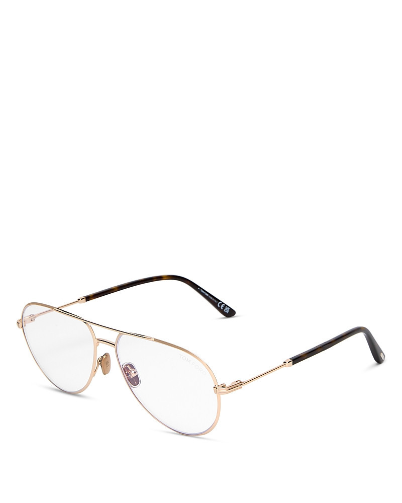 Tom Ford Aviator Blue Light Glasses, 57mm | Bloomingdale's (US)
