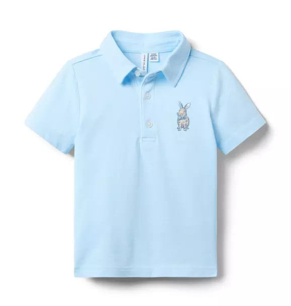 Bunny Pique Polo | Janie and Jack