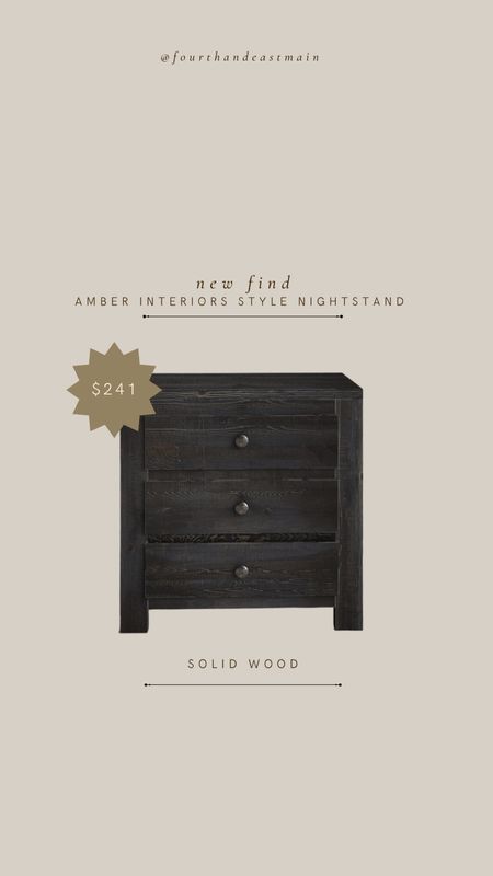new find // amber interiors style nightstand

amber interiors dupe

#LTKhome