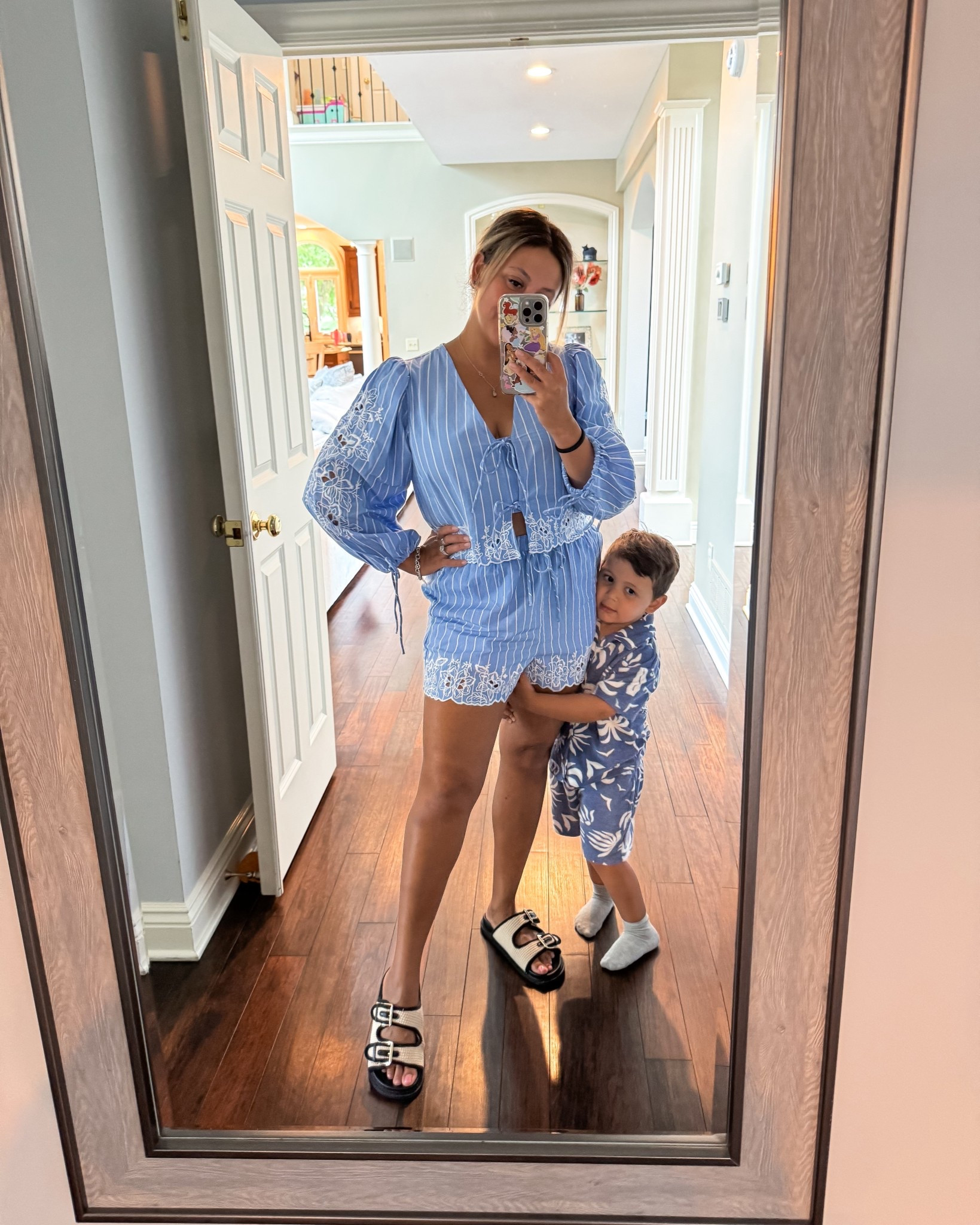 Matching set. 

Target outfit. Ootd casual style. Weekend style. Sandals. Summer outfit. Target finds. 