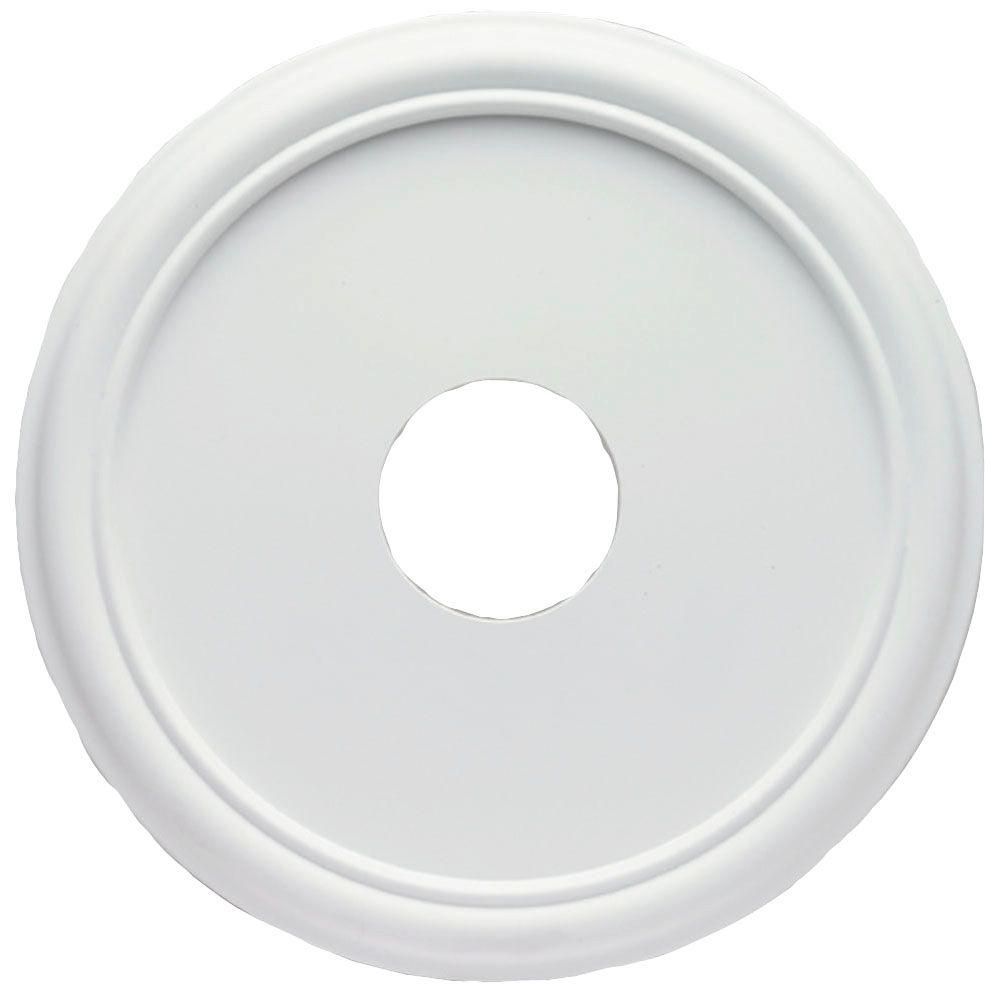 Westinghouse 16 in. Smooth White Finish Ceiling Medallion-7773200 - The Home Depot | The Home Depot