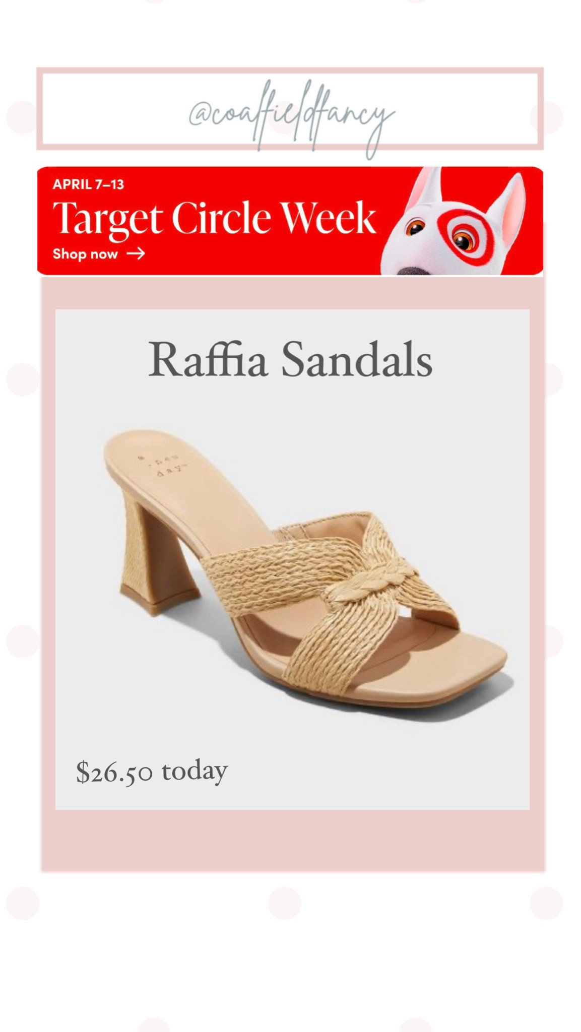 Raffia Sandals $26.50 today! 

#LTKxTarget #LTKfindsunder50 #LTKshoecrush