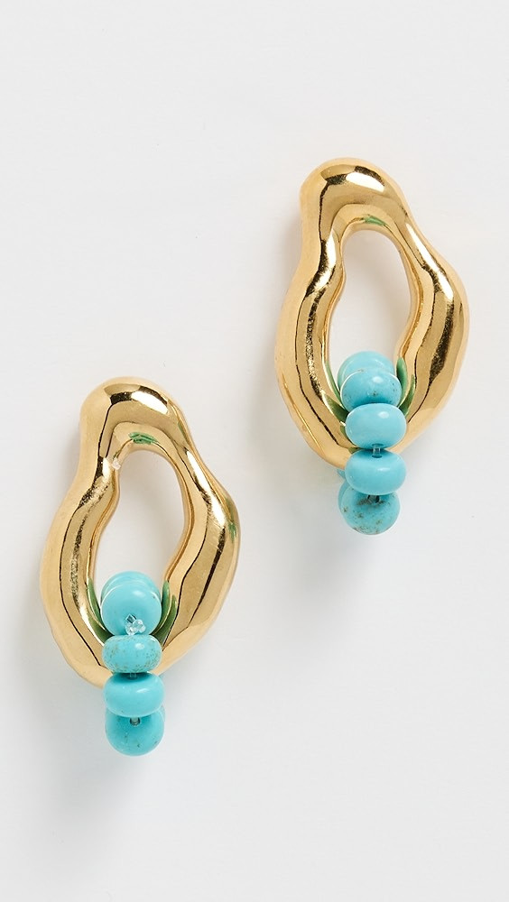 Turquoise Beaded Earrings | Shopbop