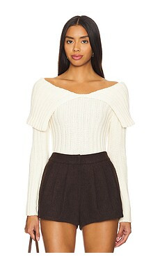 Tularosa x Emily Gemma Letina Sweater in Ivory from Revolve.com | Revolve Clothing (Global)