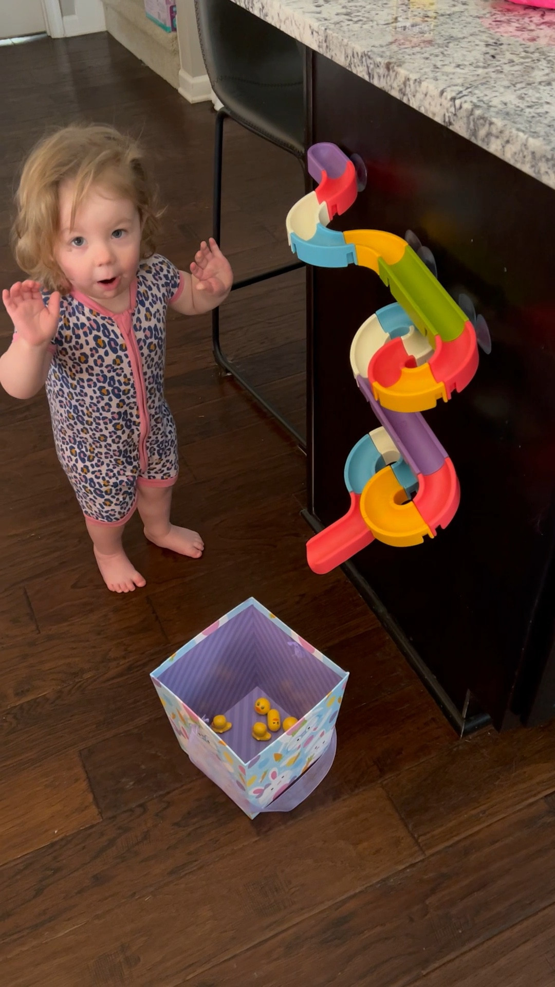 Toddler duck bath toy! We set it up in the kitchen first to try it out. Amazon Prime!

#LTKkids #LTKGiftGuide #LTKfamily