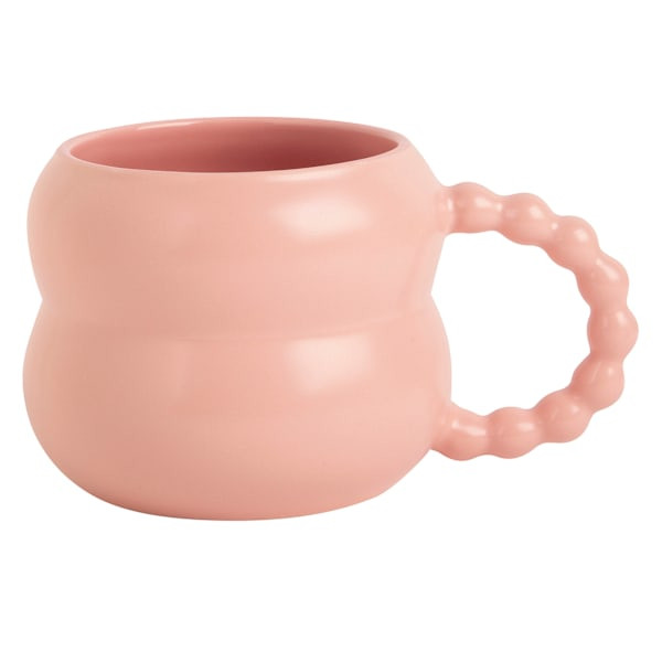 Matte Pink Bubble Mug, 15oz | At Home