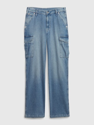 Organic Cotton '90s Loose Cargo Jeans with Washwell | Gap (US)