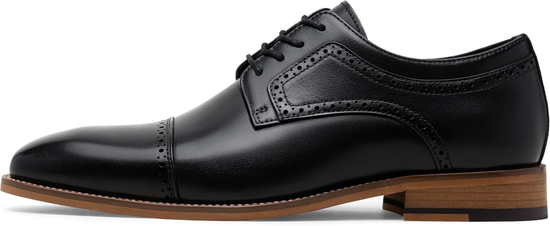 Jousen Mens Dress Shoes Leather Oxford Classic Shoes Formal Business Dress Shoes for Men | Amazon (US)