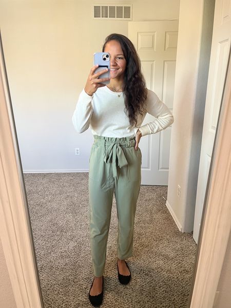 These tie front pants are under $35 from Amazon and come in many other colors.


Amazon fashion, Amazon finds, tie front pants, business casual, casual fall outfits, fall outfits, workwear, white top, cream top

#LTKworkwear #LTKstyletip #LTKunder50