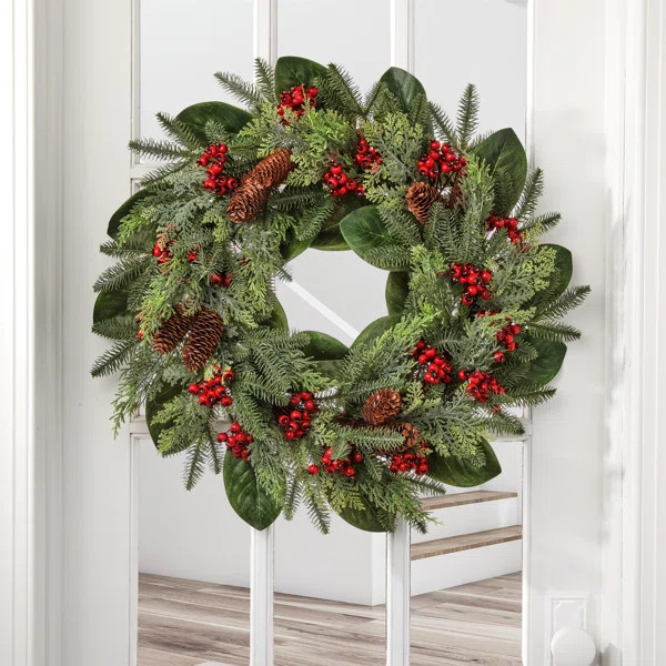 Faux Spruce 24'' Wreath | Wayfair North America