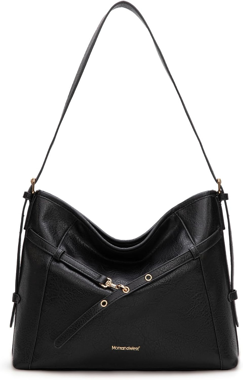 Montana West Hobo Purse for Women Adjustable Belt Buckle Hobo Bag with Adjustable Strap | Amazon (US)