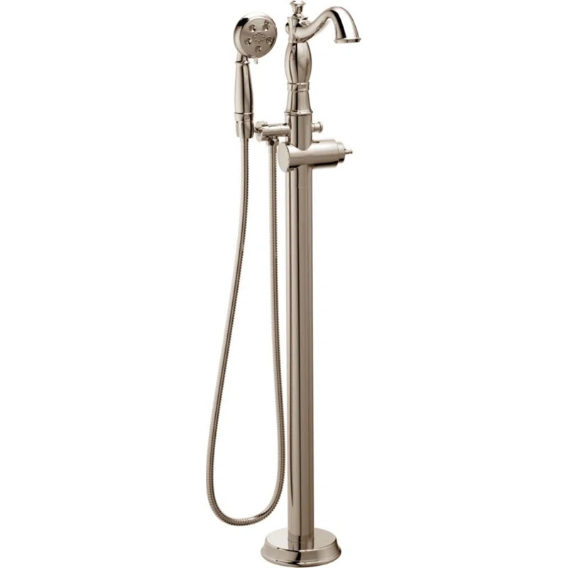 Cassidy™ Floor Mounted Clawfoot Tub Faucet Trim T4797-PNFL-LHP | Wayfair North America
