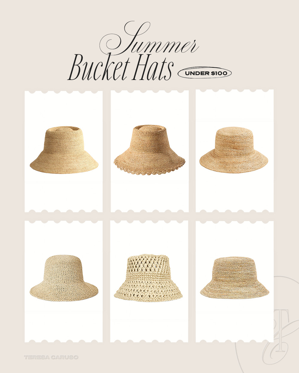 Summer Bucket Hats Under $100 

 