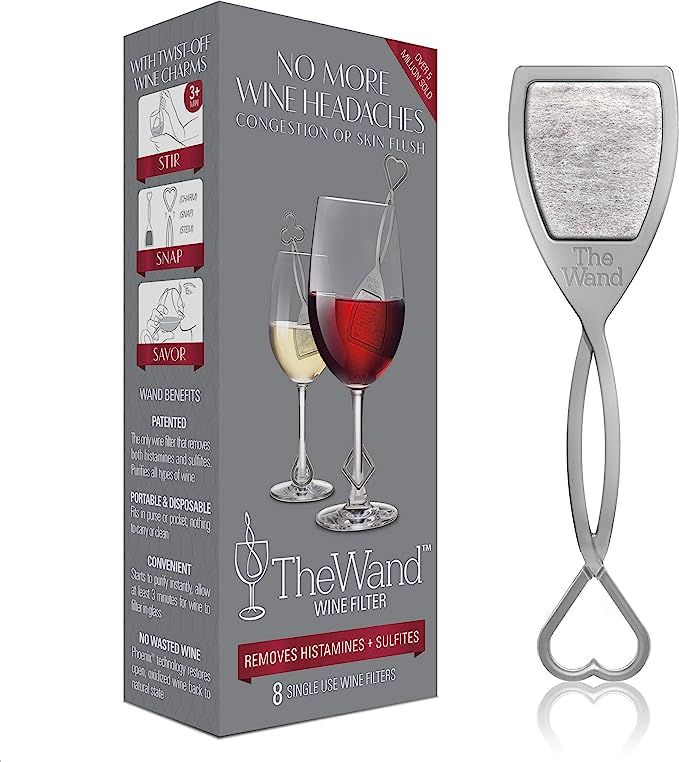 PureWine Wand Purifier Removes Histamines and Sulfites - Reduces Wine Allergies & Eliminates Head... | Amazon (US)