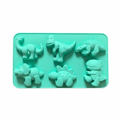Alilang 3-Piece Dinosaur Silicone Baking Mold Set Mini Dino Cake Chocolate Candy Soap Mold -Green | Target