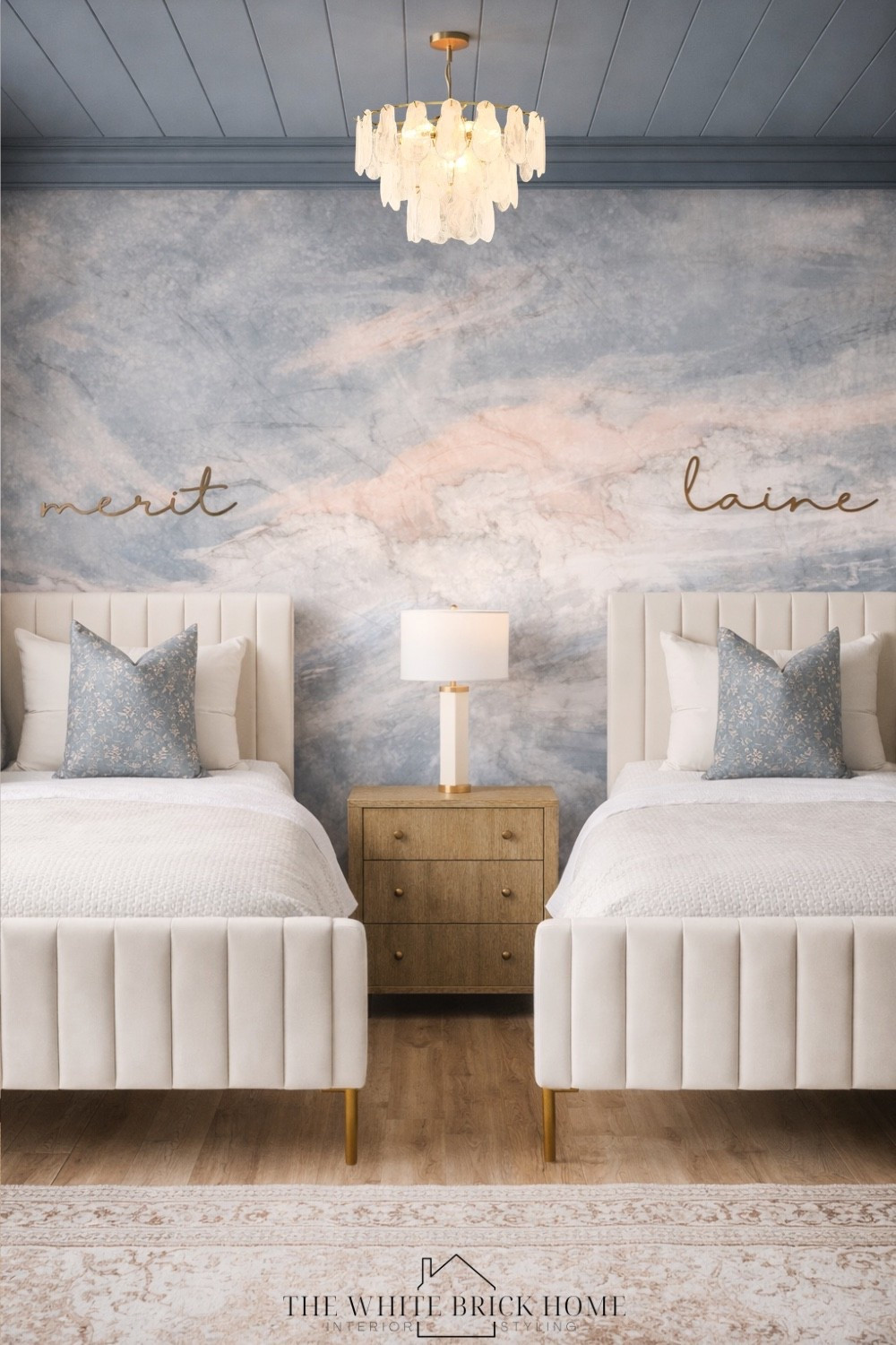 A soft, timeless shared bedroom design to grow with them - where texture and calming hues create a space thah feels both special and serene. 
🖤🖤
Girls room, girls bedroom, shared bedroom, kids room, kids bedroom, shared bedroom design, shared girls room, girls room bed, girls room bedding, girls room wall mural, girls room chandelier, girls room table lamp, girls room lighting, girls room chandelier, girls room nightstand, girls room bed, girls room ideas, girls room furniture, girls room wall name, girls room wallpaper, girls room decor ideas, girls room rug, girls room home decor, girls room design, wayfair girls room, pottery barn, wayfair, Etsy 


#LTKKids #LTKSaleAlert #LTKHome