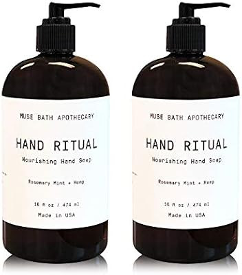 Muse Bath Apothecary Hand Ritual - Aromatic and Nourishing Hand Soap, 16 oz, Infused with Natural... | Amazon (US)