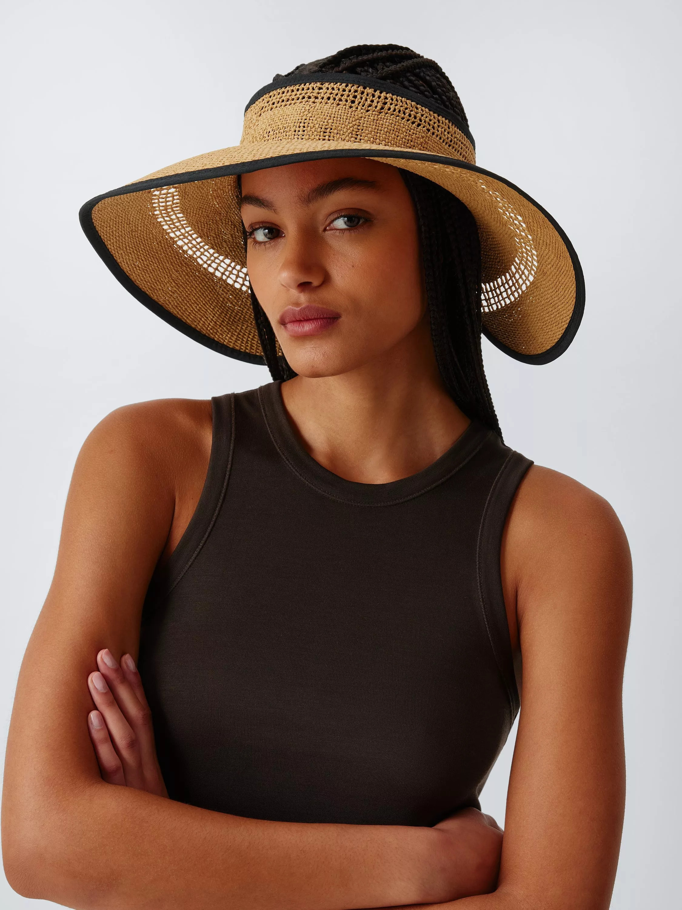 John Lewis Wide Brim Visor | John Lewis (UK)