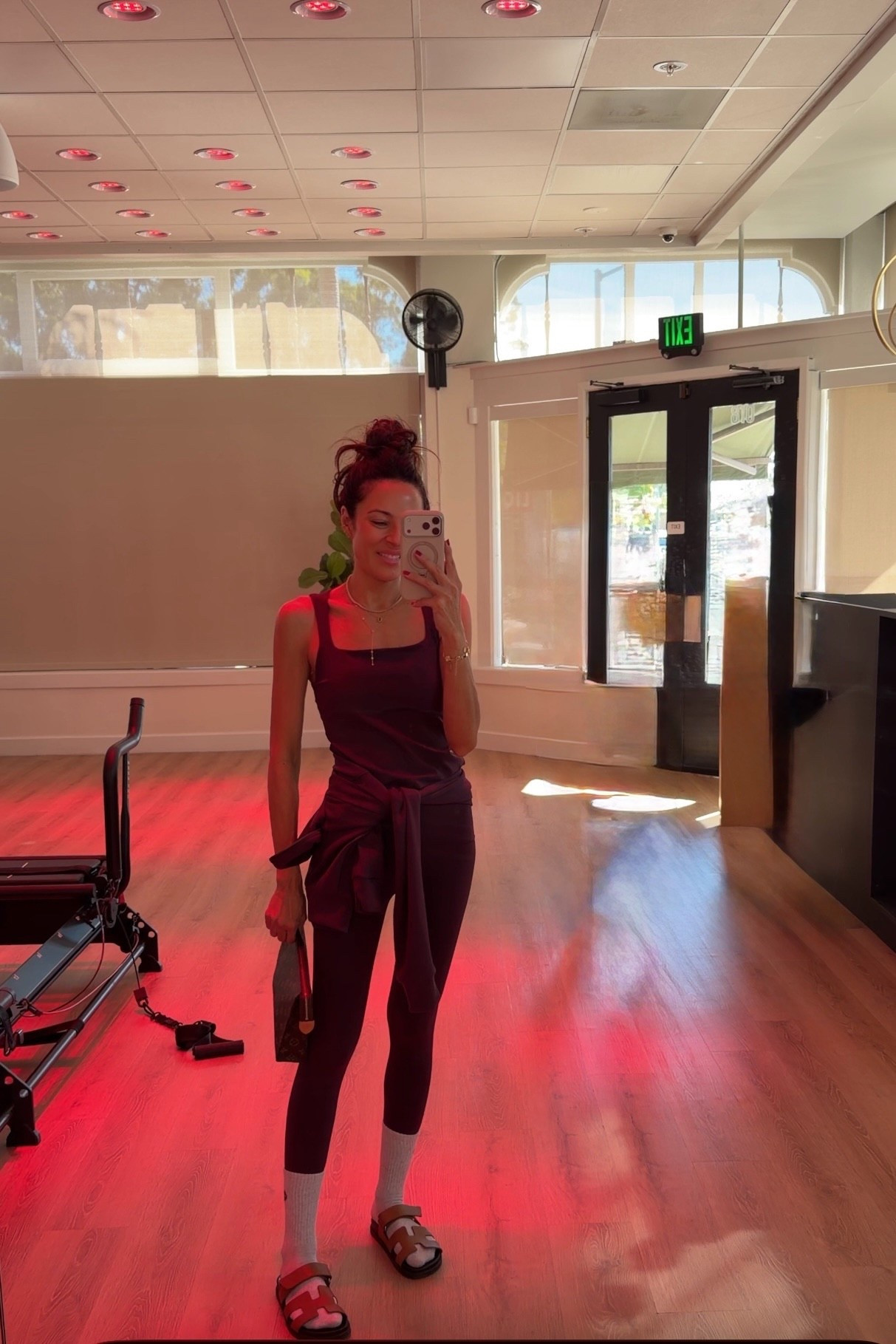 Pilates first thing in the morning in this amazing @Spanx set! 

#LTKOver40 #LTKSeasonal