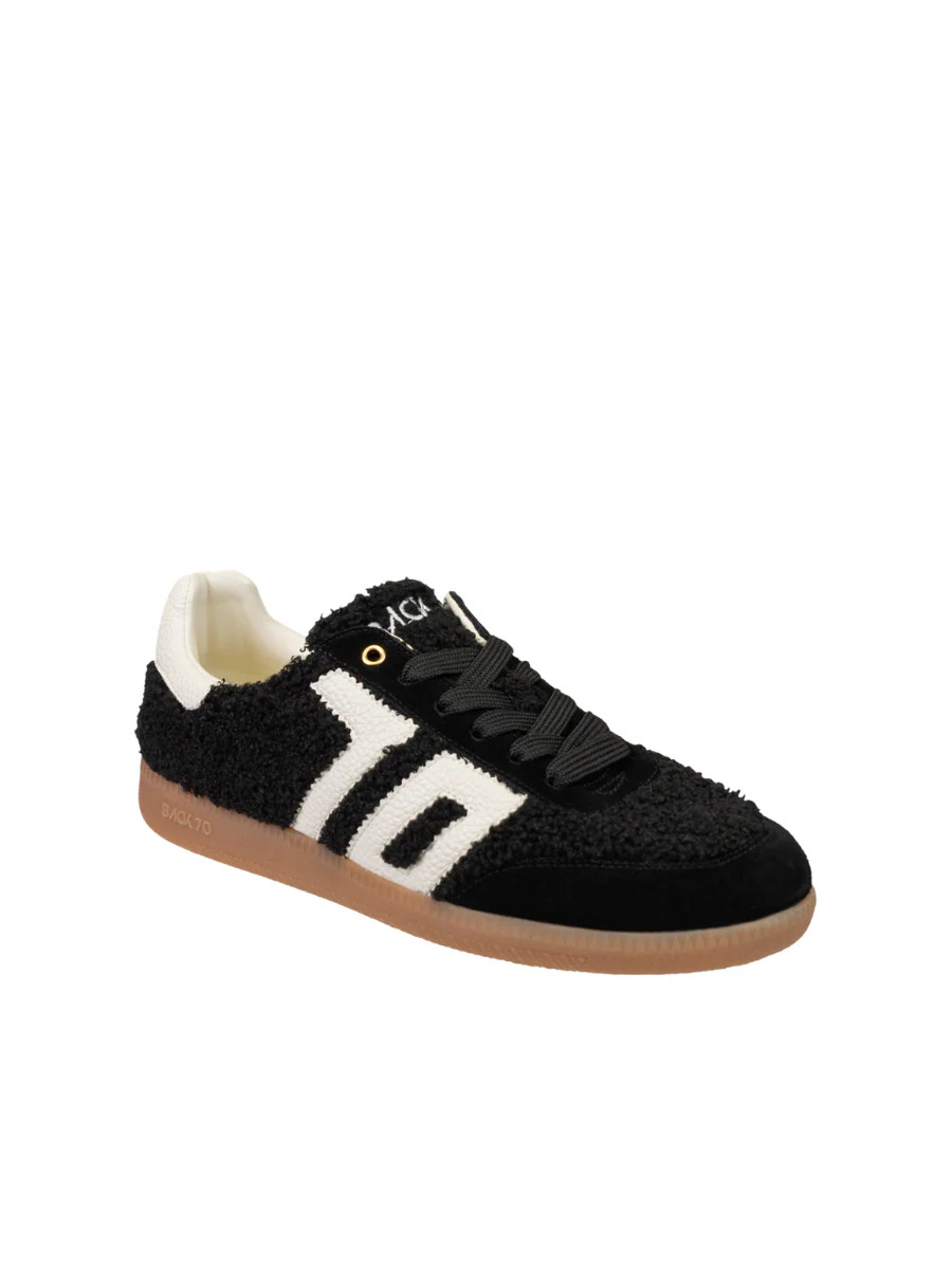Back 70 Teddy Sneaker - Black | SculptHouse