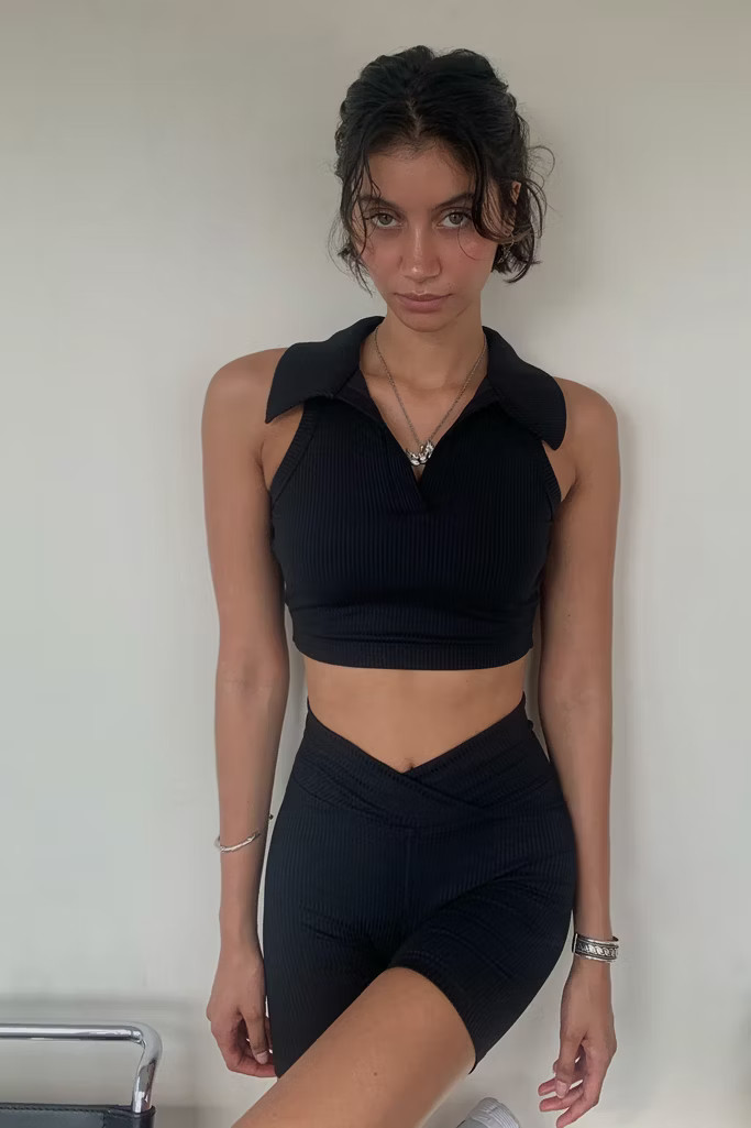 Year Of Ours Gabriella Collared Bra Top | Urban Outfitters (US and RoW)