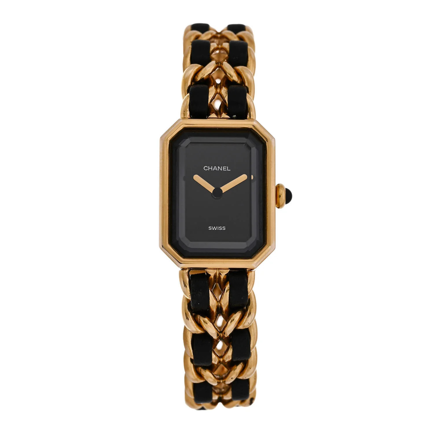 Stainless Steel Lambskin 20mm Chain Premiere Quartz Watch Gold XL | FASHIONPHILE (US)