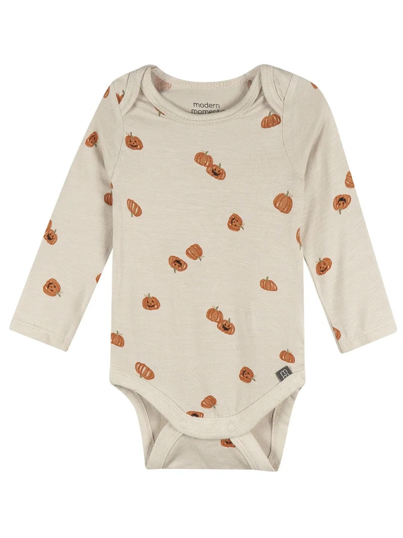 Modern Moments by Gerber Neutral Halloween Bodysuit and Pant Outfit Set, 2-Piece, Sizes Newborn -... | Walmart (US)