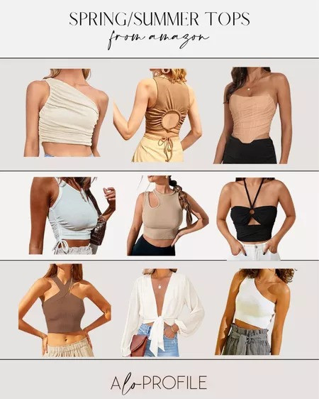 Spring/Summer crop tops. | Amazon (US)