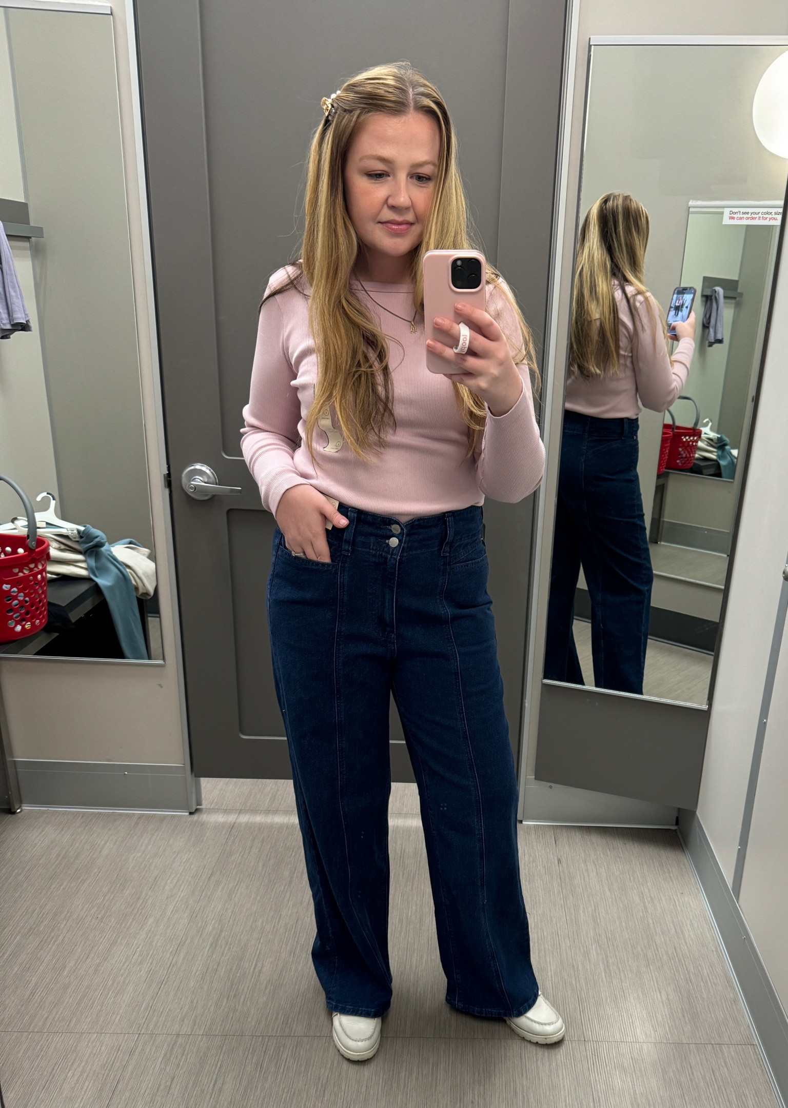 Today’s target finds! When you find a pair of jeans that you feel good, you have to get them. Sorry, I don’t make the rules. 😉

#LTKMidsize #LTKStyleTip #LTKFindsUnder50