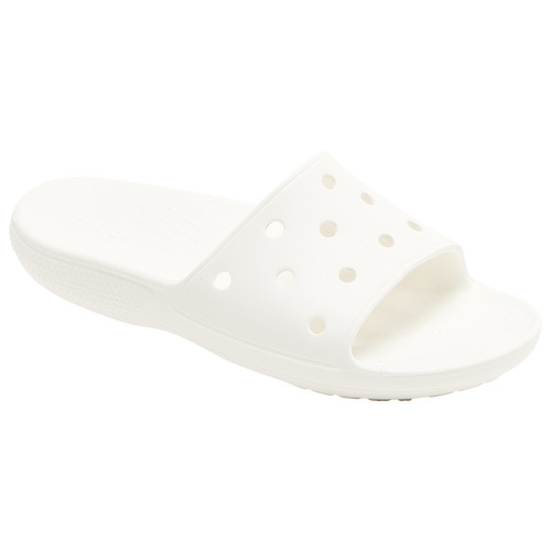 Crocs Mens Crocs Classic Slides - Mens Shoes White/White Size 13.0 | Foot Locker (US)