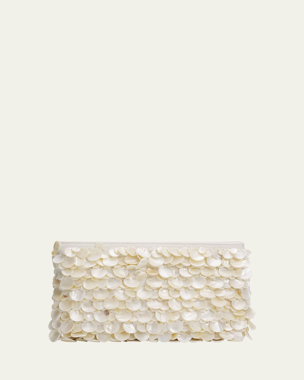 Reese Seashell Leather Clutch Bag | Bergdorf Goodman