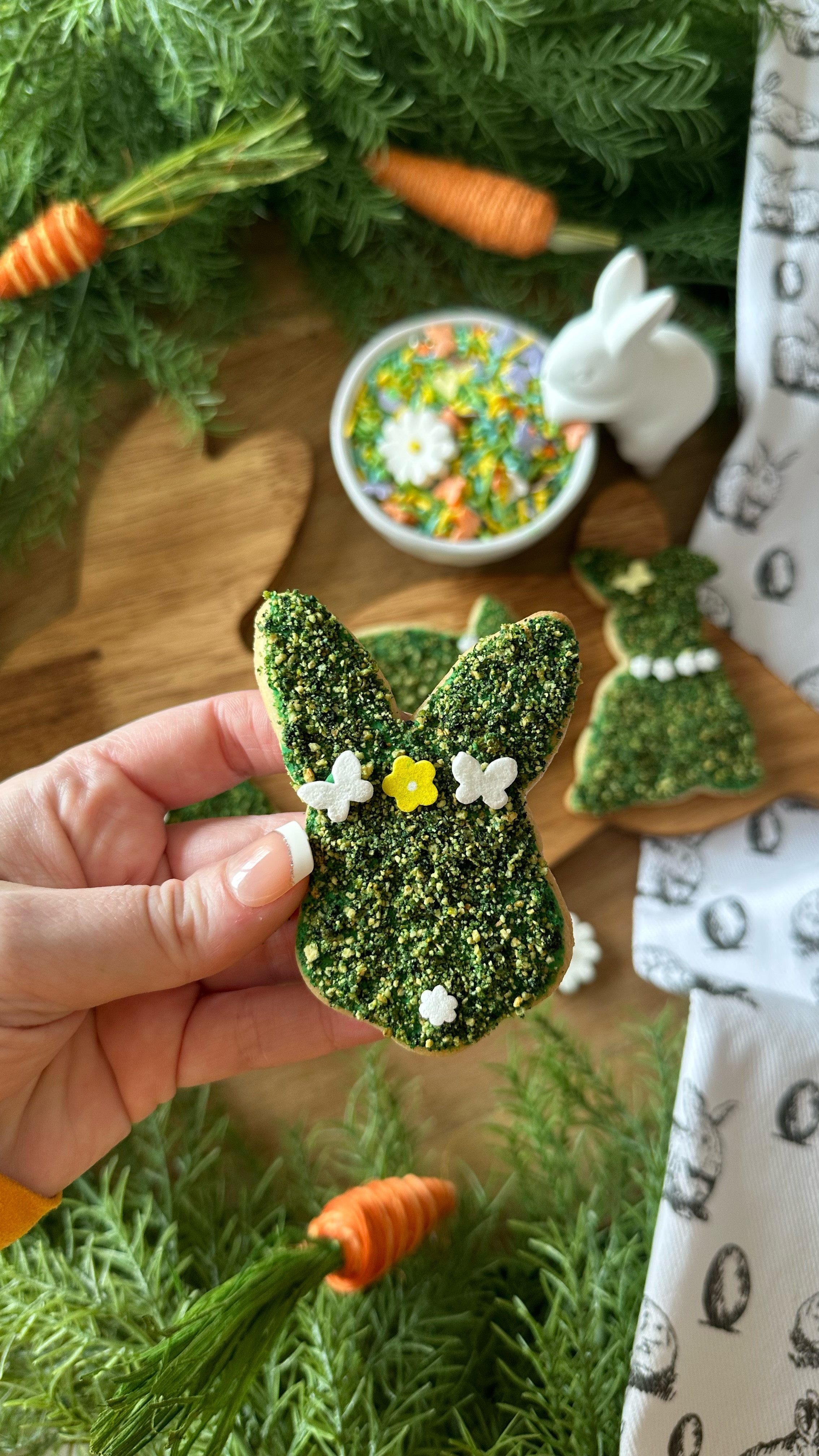 Just two ingredients make this fun moss effect for moss bunny cookies! 

#LTKSeasonal #LTKParties