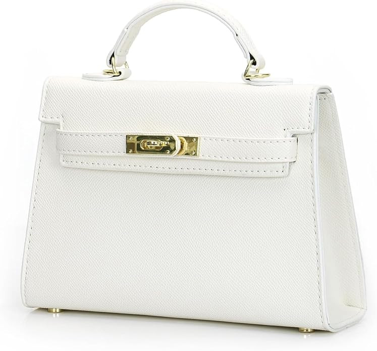 Womens Leather Handbags Purses Mini Top Handle Totes Satchel Shoulder Bag for Ladies 9 * 2.5 * 5.... | Amazon (US)