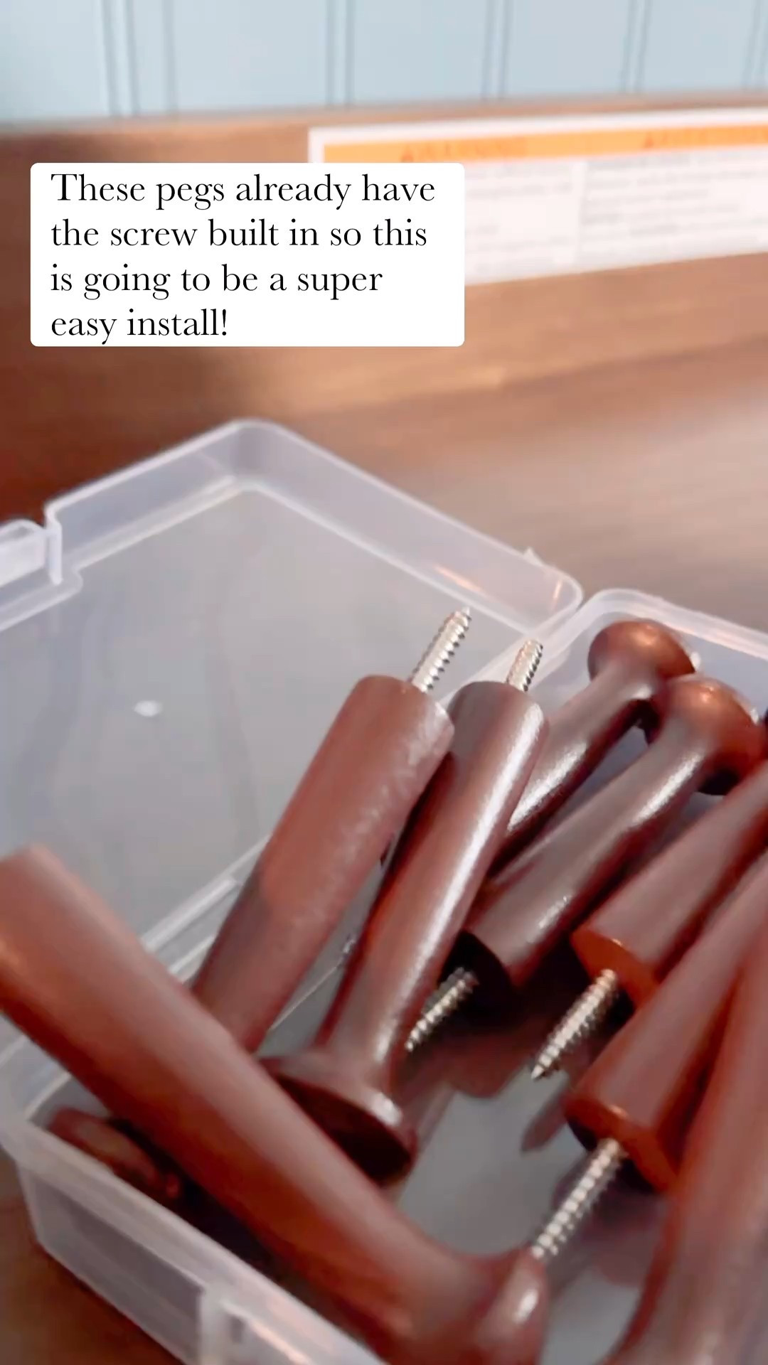 Easy diy peg hooks 

#LTKBaby #LTKSaleAlert #LTKHome