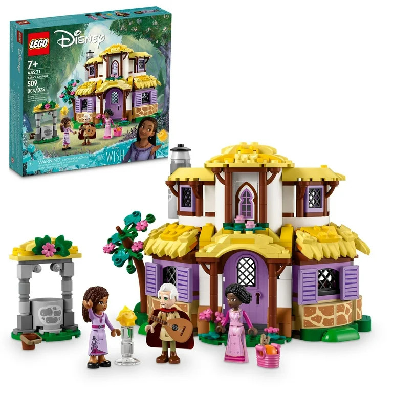 LEGO Disney Wish: Asha’s Cottage 43231 Building Toy Set, A Cottage for Role-Playing Life in the... | Walmart (US)