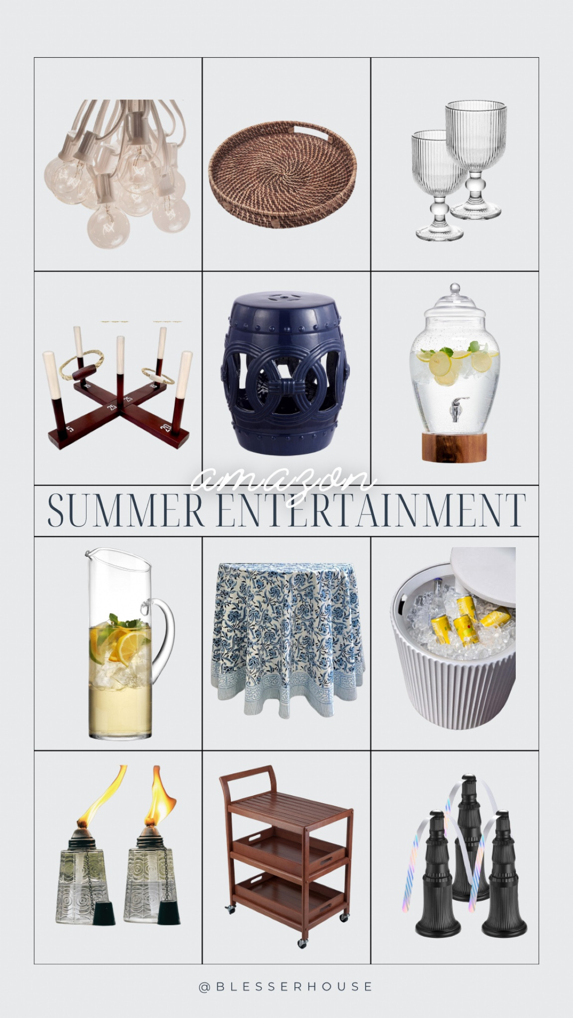 Amazon Summer 2024 

Amazon Summer entertaining essentials I Outdoor dining accessories I Picnic serving items I Rattan serving tray I Drink dispenser with stand I Glass drink pitcher I Outdoor barware I Wicker serving basket I Tiered serving tray I Glassware for summer parties I Summer party decor I Casual dining linens I Outdoor party supplies I Acrylic drinkware set I Summer table centerpiece I Beverage cooler basket I Wood and glass drink dispenser I Elegant party glassware I Entertaining serveware I Hostess summer collection


#LTKSeasonal