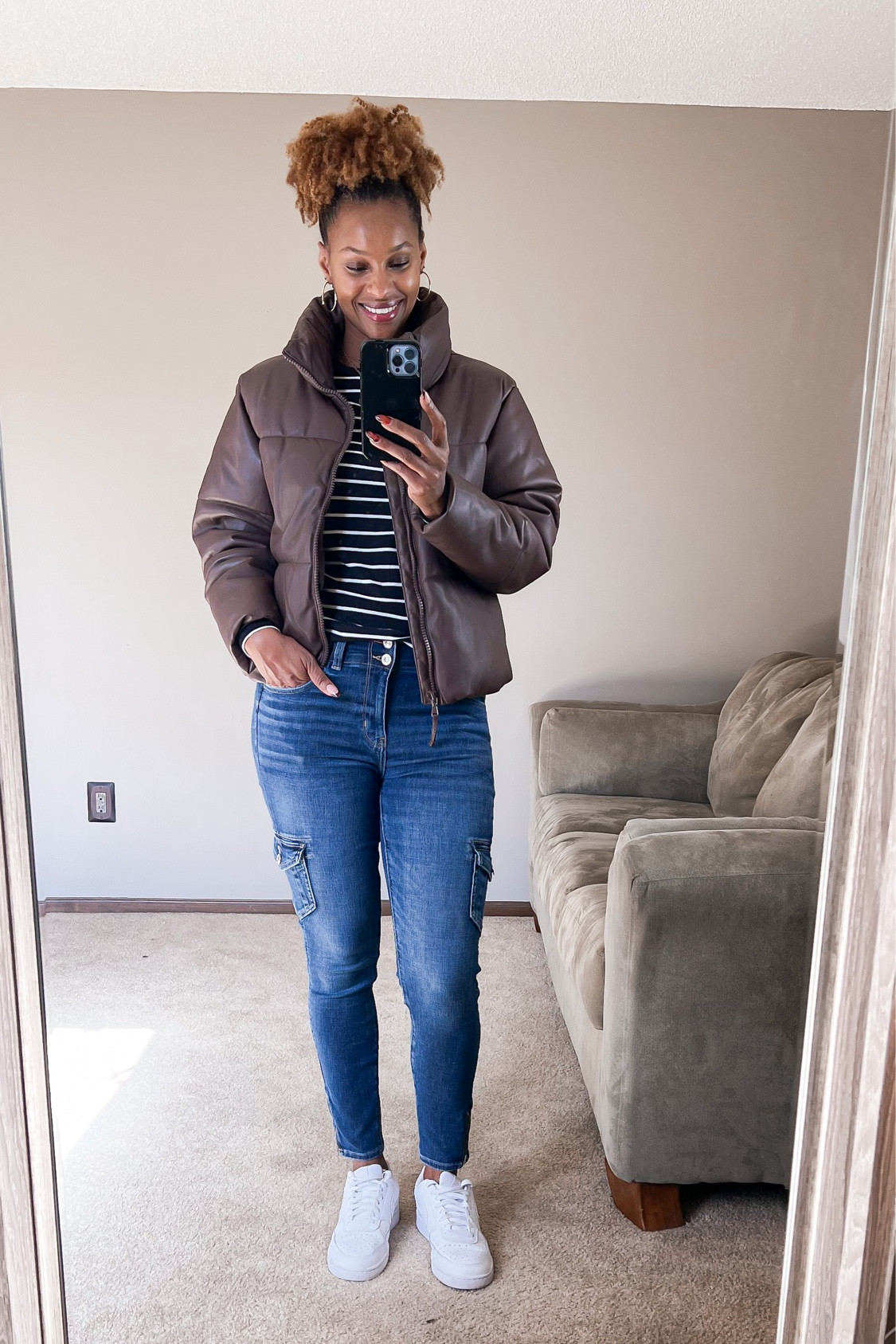 Grabbed the cutest faux leather jacket for fall at old navy.

#LTKSeasonal #LTKover40