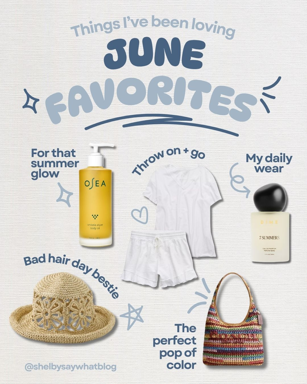 My June Favorites! ✨👒 The larger Coach bag is currently on a waitlist. I linked the medium one too, which is currently available!

#LTKmorningroutine #LTKselfcare #LTKSeasonal