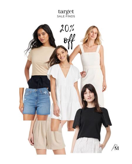 Target spring sale finds. I love this white midi dress for Easter and cut off denim shorts for summer. 

#LTKbeauty #LTKsalealert #LTKSeasonal