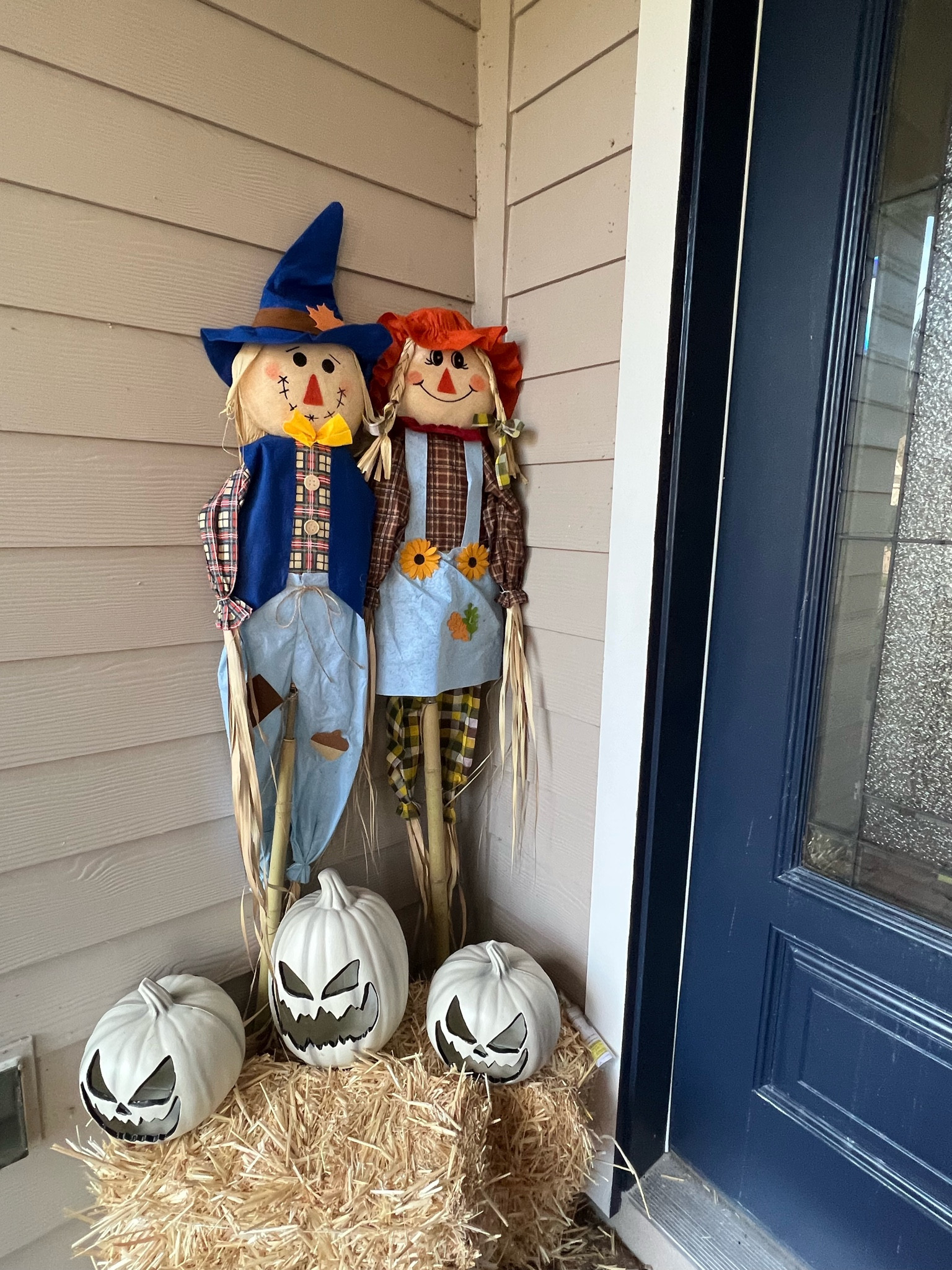 Fall decorations going up we love Halloween and fall in this house!

#Fall #Halloween #pumpkin #halloweendecorations #scarecrow #halloweenideas #falldecorations #hay

#LTKhome #LTKHalloween #LTKunder50