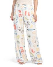 Pull On High Waisted Wide Leg Fully Lined Pants | Marshalls