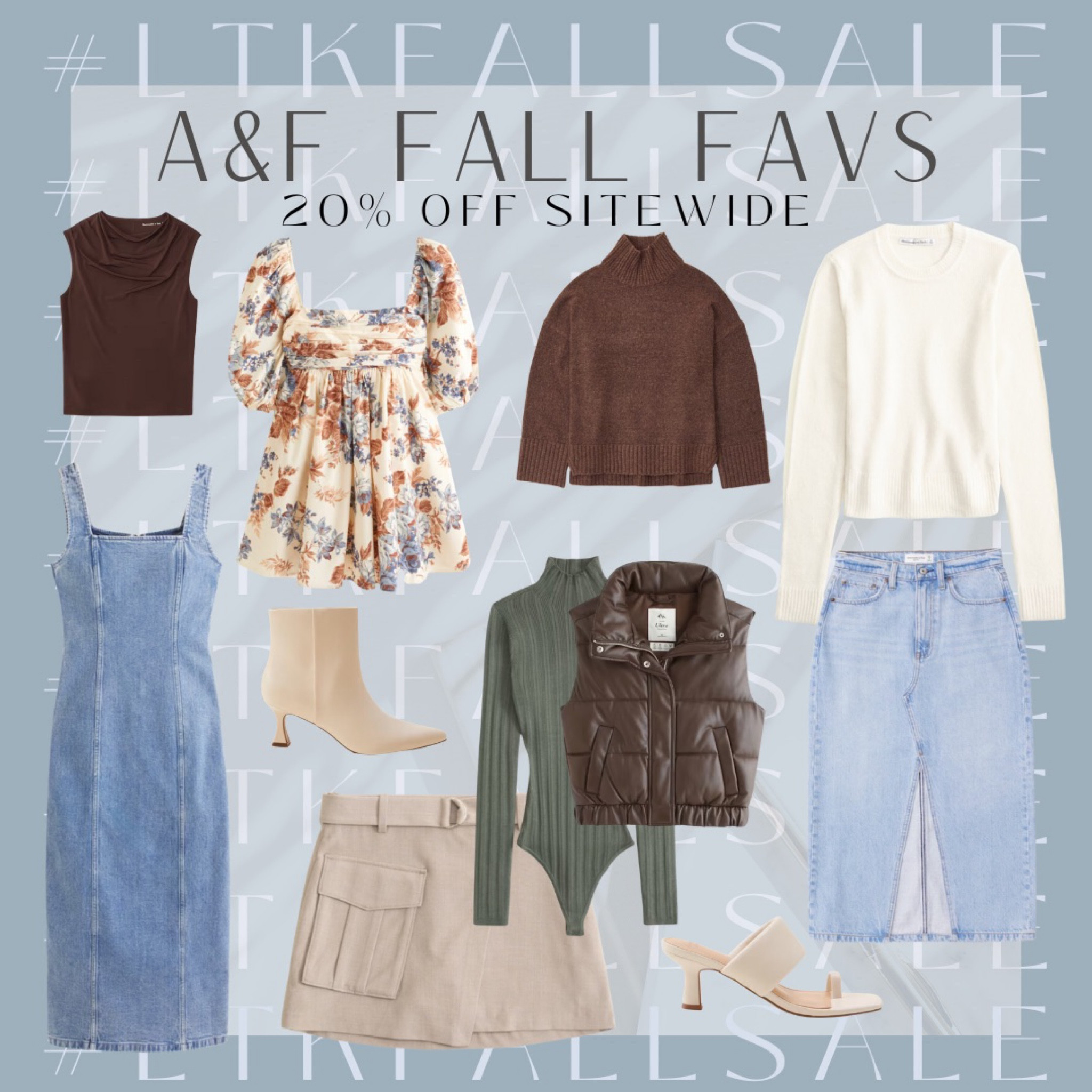 A&F falls favs for 20% off sitewide? Count me in ✔️ 🥰

#LTKSale #LTKsalealert #LTKitbag