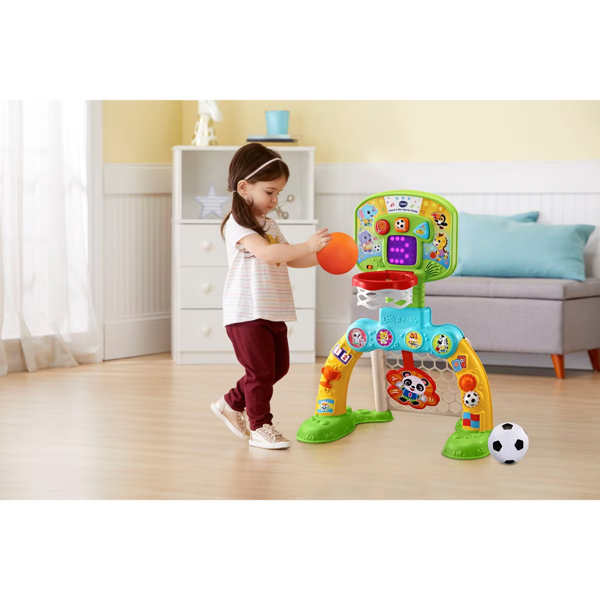 VTech Count & Win Sports Center with Basketball and Soccer Ball | Target