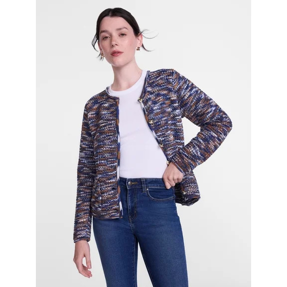 Scenario Women's Cardigan Jacket, Sizes XS-XXXL | Walmart (US)
