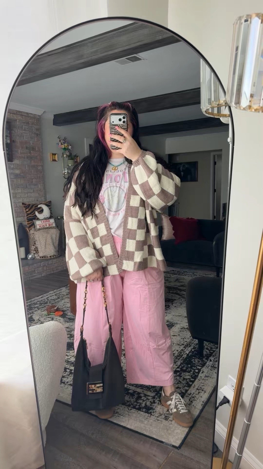 04.28.2026 WORK OUTFIT
Pants and sweater are ShopMaddyJae, tee is old American Eagle, Necklace is Highway Hippie! 💕

#LTKootd #LTKMidsize #LTKdayinmylife
