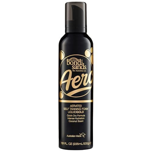 Bondi Sands Aero Liquid Gold Self Tanning Foam | Lightweight + Quick Dry Aerosol Formula Gives Skin a Long-Lasting Golden Tan | 7.61 Oz/225 mL | Amazon (US)